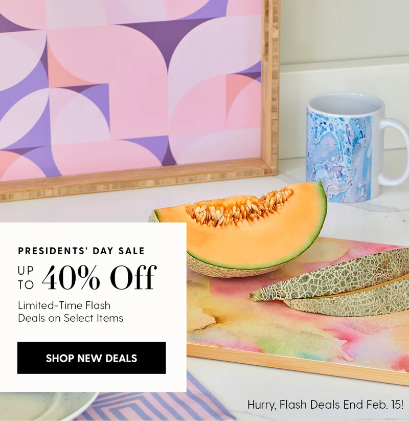 Presidents' Day Sale | Up to 40% Off | Limited-Time Flash Deals on Select Items | Shop New Deals | Hurry, Flash Deals End Feb. 15!