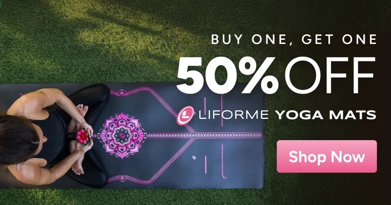 Buy One, Get One 50% Off Liforme Yoga Mats. Shop Now