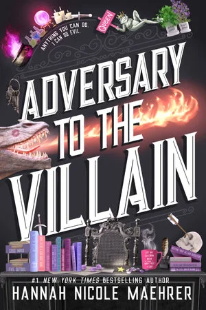 Book | Adversary to the Villain (B&N Exclusive Edition) (Assistant and the Villain #4) By Hannah Nicole Maehrer.