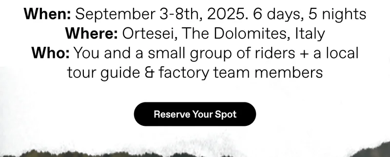 Reserve Your Spot