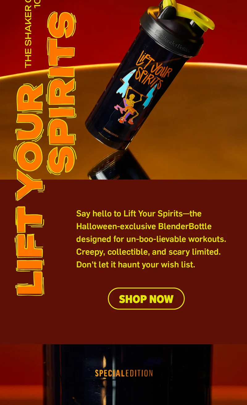 New Halloween bottle - Lift Your Spirits