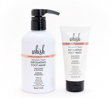 Whish Mega 13oz Exfoliating Foot Mask w/ 2.5oz travel