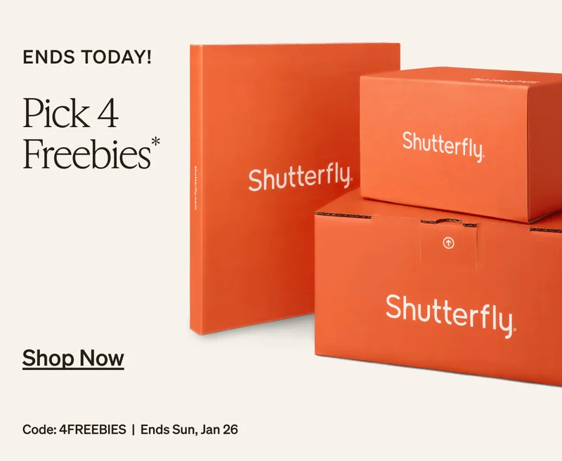 Unlimited Free Photo Book Pages + Up to 40% Off Almost Everything, 4 Freebies