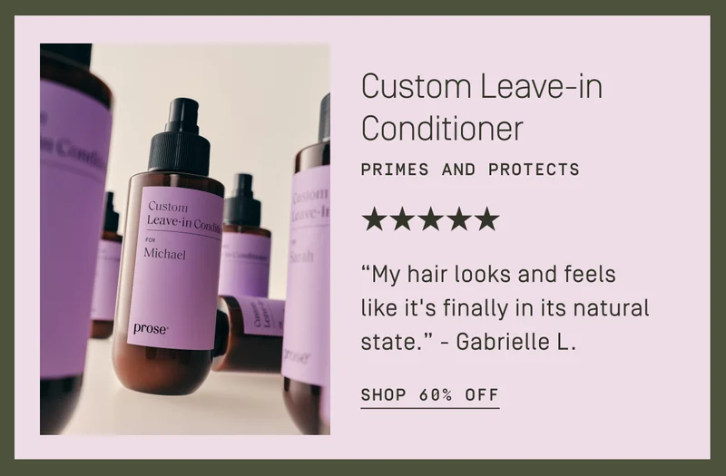 Custom Leave-in Conditioner