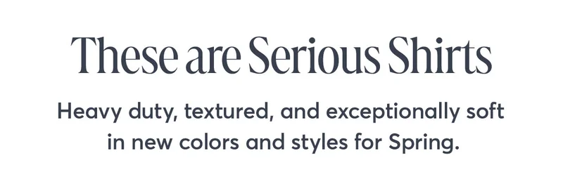 Serious Shirts