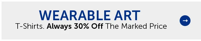 Wearable Art - T-Shirts. Always 30% Off The Marked Price