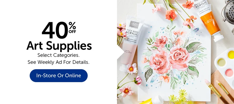 40% Off Art Supplies