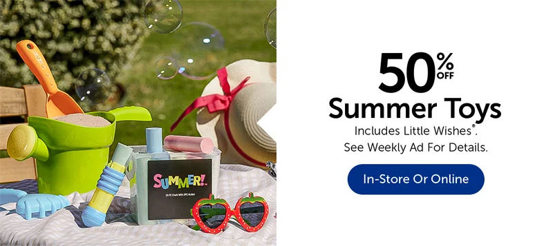 50% Off Summer Toys