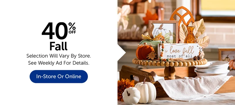 40% Off Fall