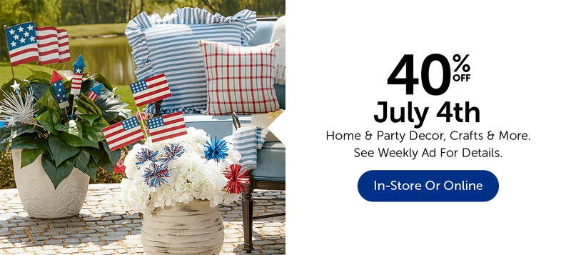 40% Off July 4th
