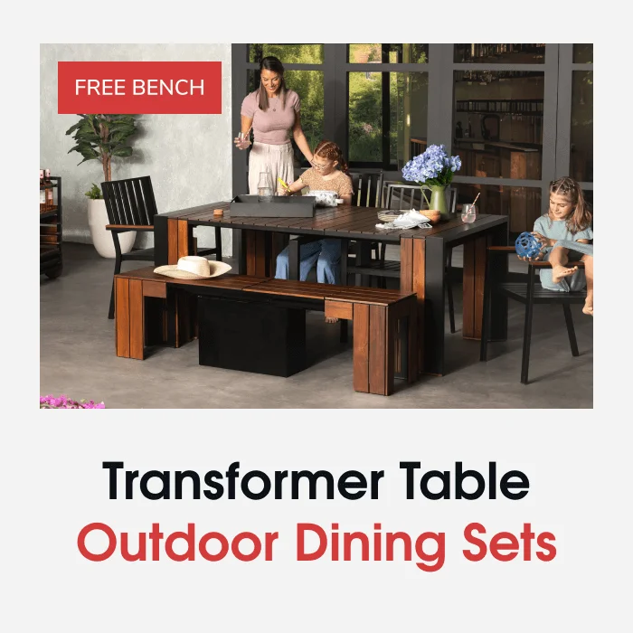 Transformer Table Outdoor Dining Sets