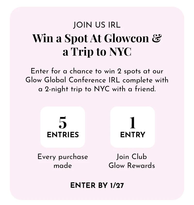 Win a spot at Glowcon & a trip to NYC