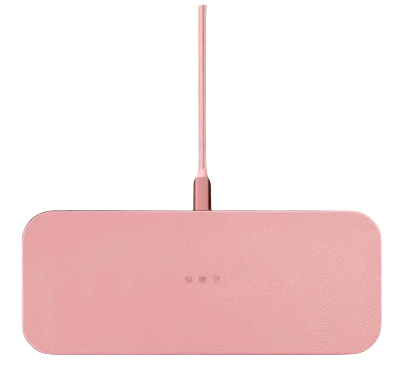 Image of Courant CATCH 2: Multi-Device Leather Charging Pad - Dusty Rose