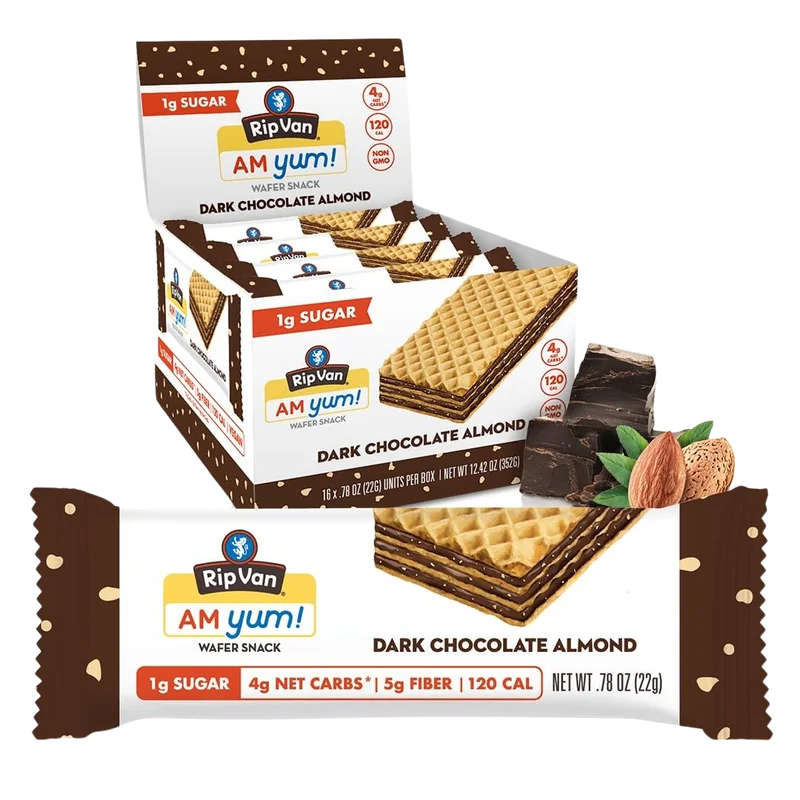Image of Rip Van Am Yum Chocolate Almond Wafer (16 CT)