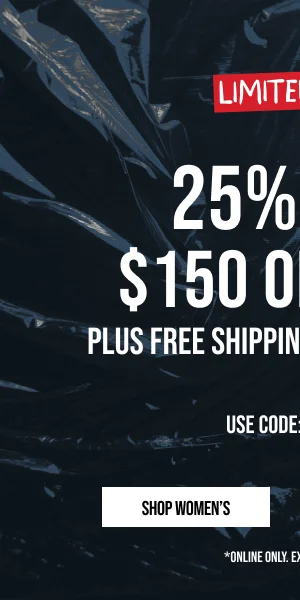 25% off $150+ Shop Women's