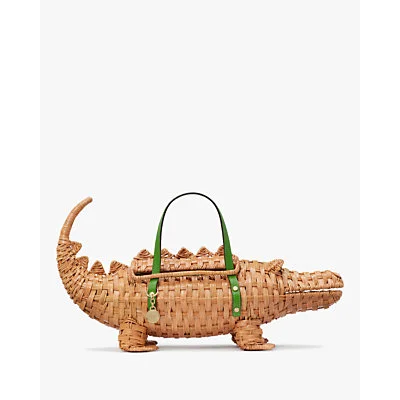 Swamped Wicker 3d Alligator Bag