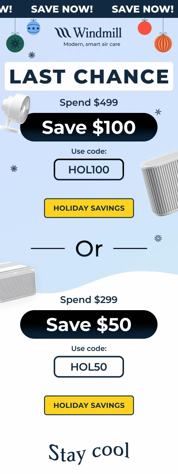 Save $100