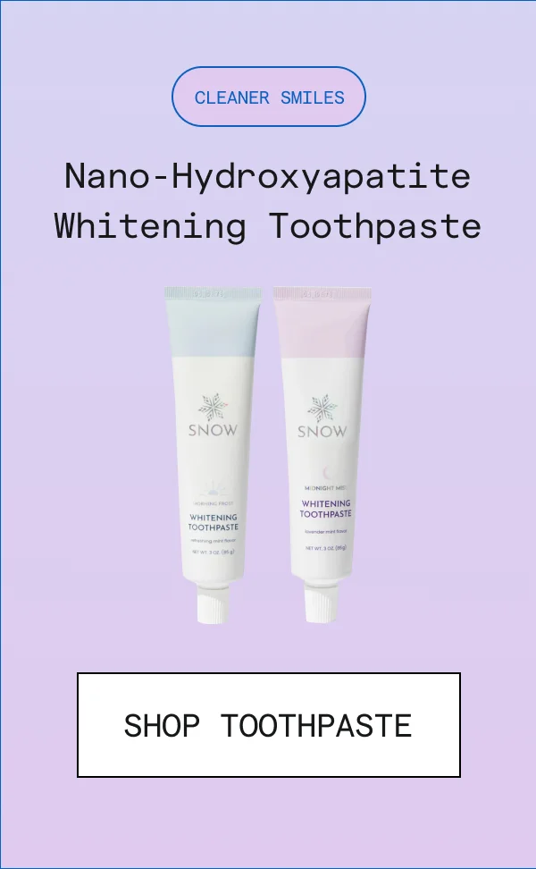 Nano-Hydroxyapatite Whitening Toothpaste