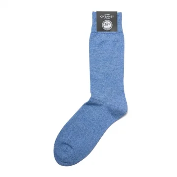 Sky Blue Marl Cotton Socks