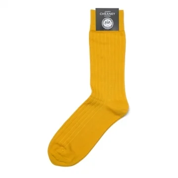 Brecon Gold Cotton Socks