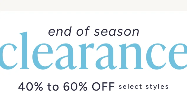 End of Season Clearance - Image
