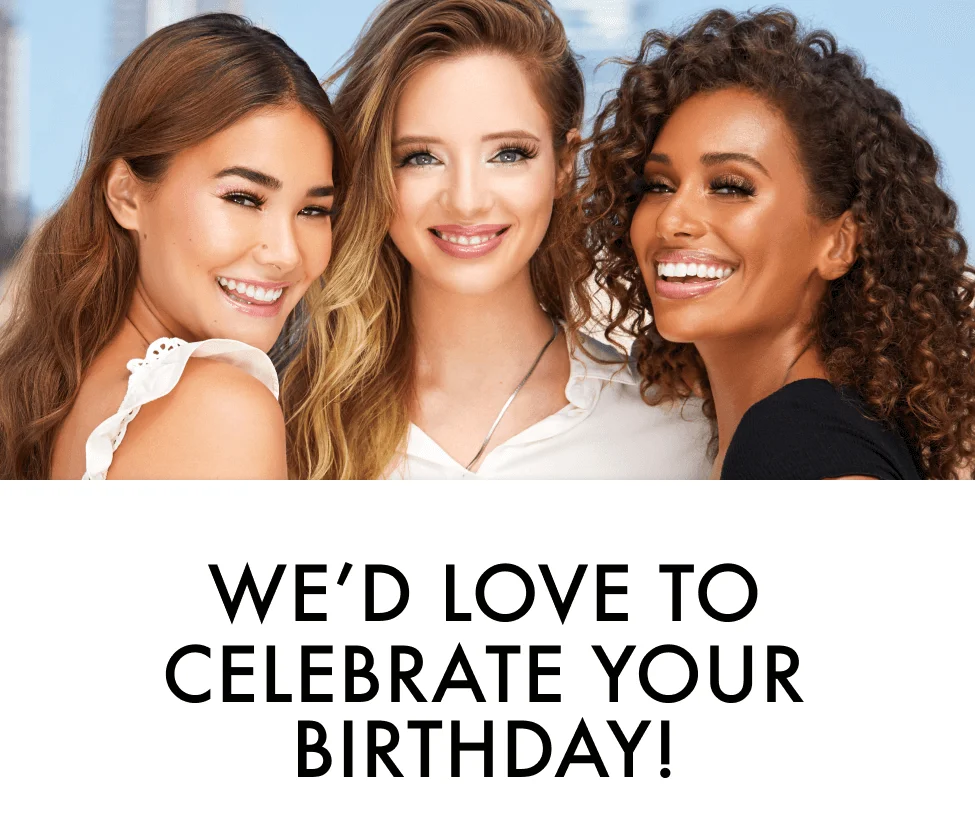 WE'D LOVE TO CELEBRATE YOUR BIRTHDAY