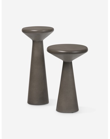 Raven Side Tables (Set of 2)-Gray