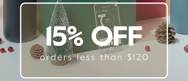 15% OFF orders less than $120