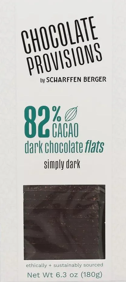 Image of 82% Cacao Dark Chocolate Flats