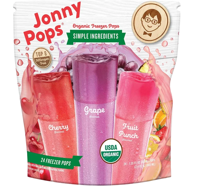 Image of Organic 3 Flavor Freezer Pops (24 CT)