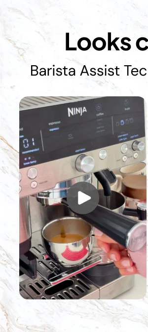 Looks complicated? It's not. Barista Assist technology guide you from start to finish.