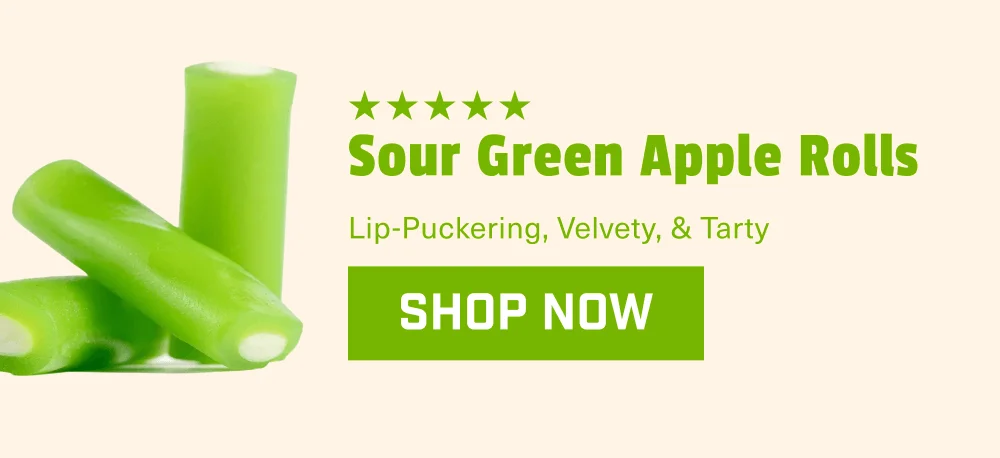 Sour Green Apple Rolls