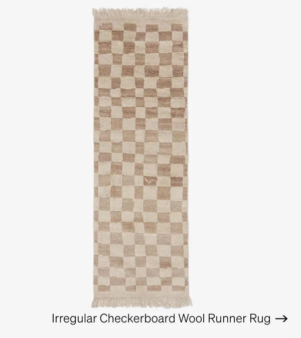 Shop Irregular Checkerboard Rug