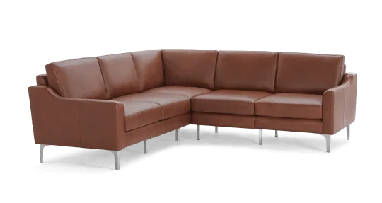 Slope Nomad Leather 5-Seat Corner Sectional