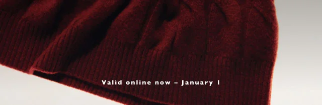 Valid online now - January 1