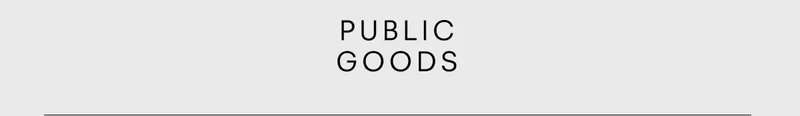 Public Goods