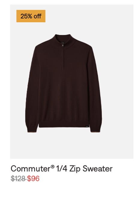 Commuter® 1/4 Zip Sweater