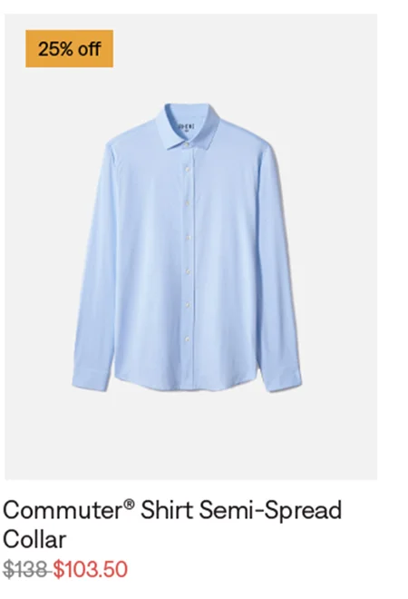 Commuter® Shirt Semi-Spread Shirt