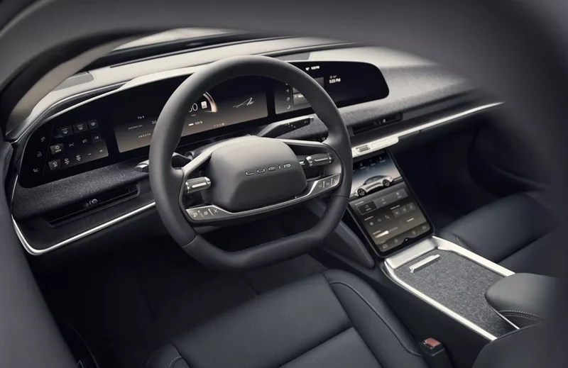 Lucid Air steering wheel