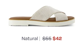 Mae Crossover Slide Sandal - Image