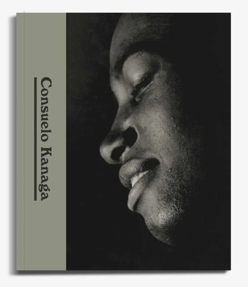 Book titled Consuelo Kanaga with an image of a man