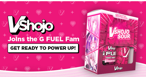 VSHOJO JOINS THE G FUEL FAM!