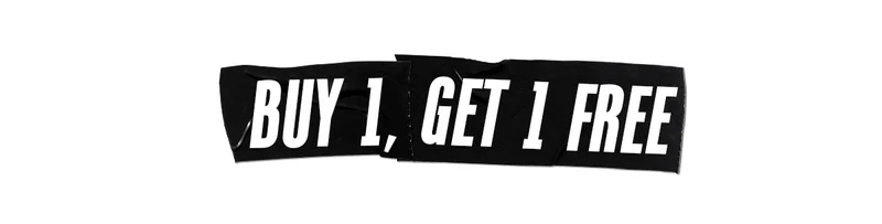 Buy 1, Get 1 Free