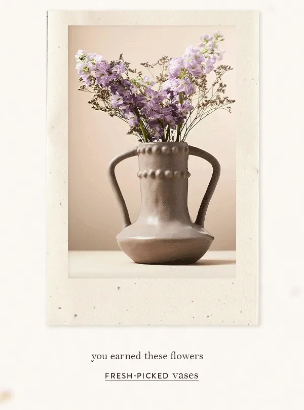Fresh Picked vases