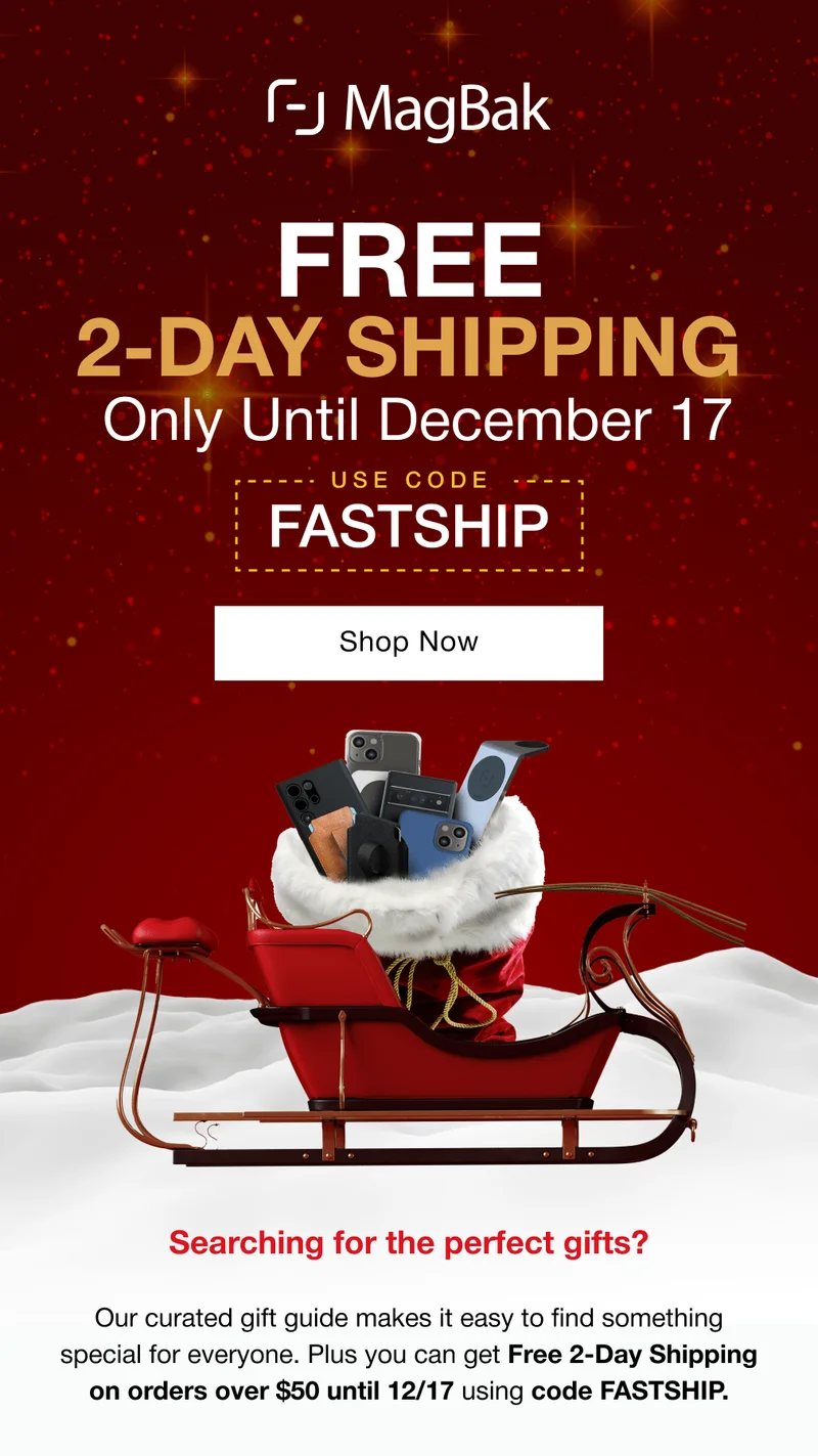 Free 2-Day Shipping only until December 17 with code FASTSHIP. Searching for the perfect gifts?  Our curated gift guide makes it easy to find something special for everyone. Plus you can get Free 2-Day Shipping on orders over $50 until 12/17 using code FASTSHIP.