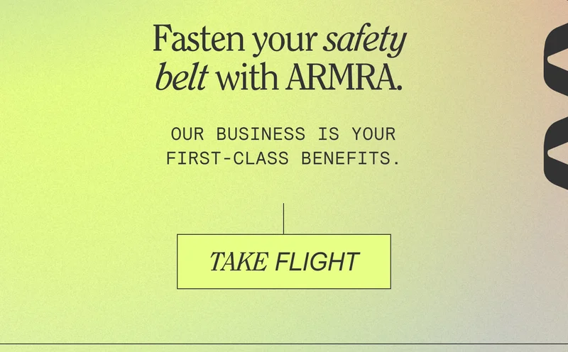 Fasten your safety belt with ARMRA