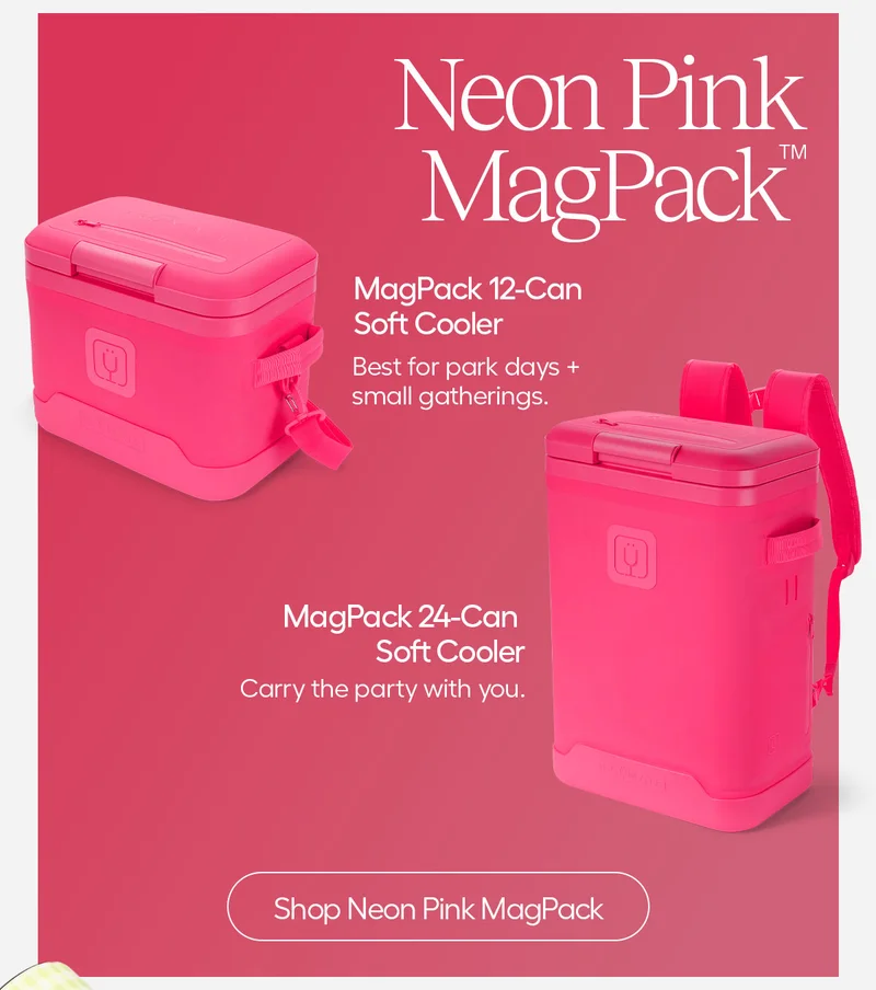 Neon Pink MagPack™. Best for park days + small gatherings. - Shop Neon Pink MagPack