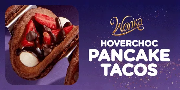 HOVERCHOC PANCAKE TACOS