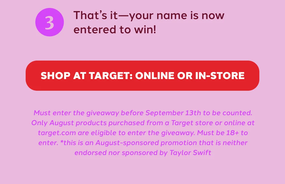 SHOP AT TARGET: ONLINE or IN-STORE