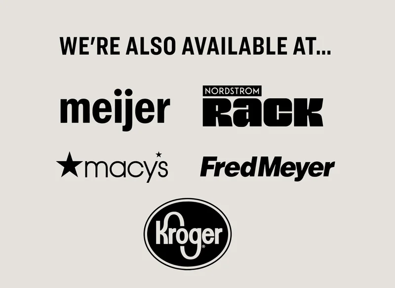 We're also available at...
